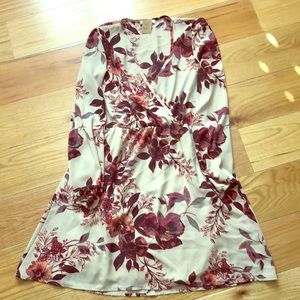 Floral Wrap Dresd
